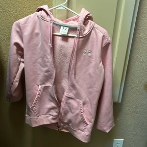 Under Armour zip up jacket w hood